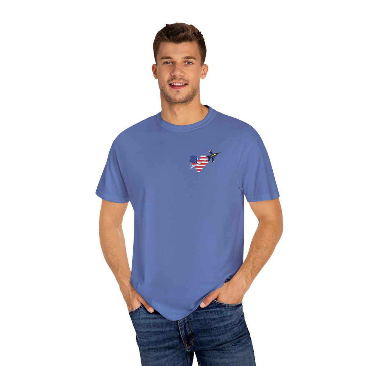 Pensacola Blues Heart Pocket featuring Blue Angels - PBP05