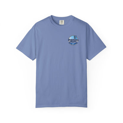 PB02 - Pensacola Blues Logo with City Scape and Aircraft Carrier