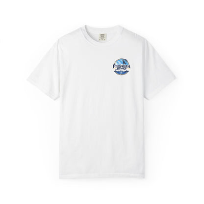 PB02 - Pensacola Blues Logo with City Scape and Aircraft Carrier