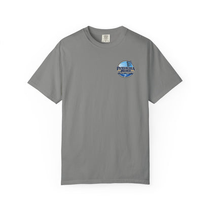 PB02 - Pensacola Blues Logo with City Scape and Aircraft Carrier