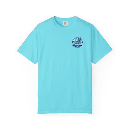 PB02 - Pensacola Blues Logo with City Scape and Aircraft Carrier
