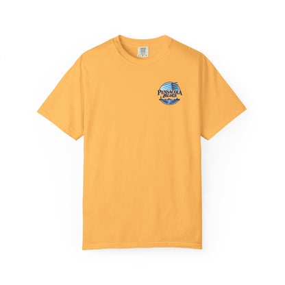 PB02 - Pensacola Blues Logo with City Scape and Aircraft Carrier