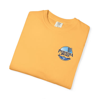 PB02 - Pensacola Blues Logo with City Scape and Aircraft Carrier